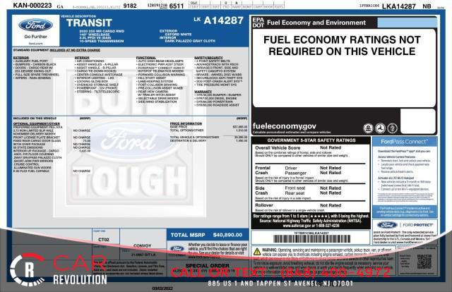 Used Ford T-250 Transit Cargo Van w/ rearCam 2020 | Car Revolution. Avenel, New Jersey Used Ford T-250 Transit Cargo Van w/ rearCam 2020 | Car Revolution. Avenel, New Jersey