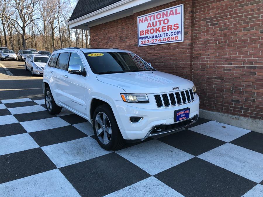 2016 Jeep Grand Cherokee 4WD 4dr High Overland, available for sale in Waterbury, Connecticut | National Auto Brokers, Inc.. Waterbury, Connecticut 2016 Jeep Grand Cherokee 4WD 4dr High Overland, available for sale in Waterbury, Connecticut | National Auto Brokers, Inc.. Waterbury, Connecticut