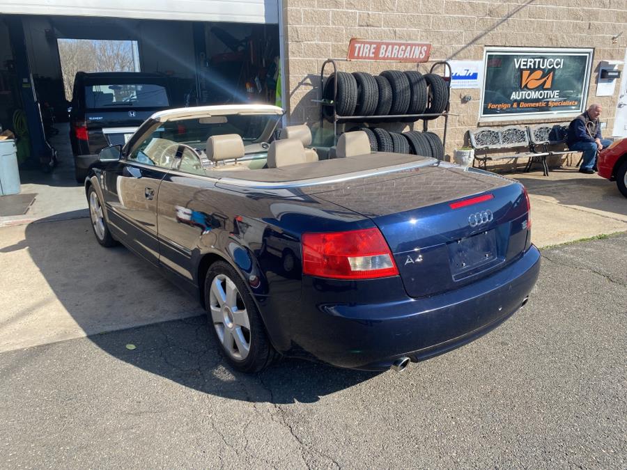 2004 Audi A4 2004 2dr Cabriolet 1.8T CVT, available for sale in Wallingford, Connecticut | Vertucci Automotive Inc. Wallingford, Connecticut 2004 Audi A4 2004 2dr Cabriolet 1.8T CVT, available for sale in Wallingford, Connecticut | Vertucci Automotive Inc. Wallingford, Connecticut