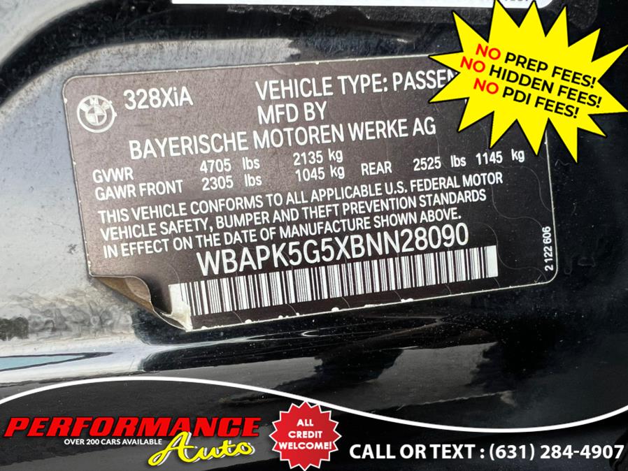 2011 BMW 3 Series 4dr Sdn 328i xDrive AWD SULEV, available for sale in Bohemia, New York | Performance Auto Inc. Bohemia, New York 2011 BMW 3 Series 4dr Sdn 328i xDrive AWD SULEV, available for sale in Bohemia, New York | Performance Auto Inc. Bohemia, New York