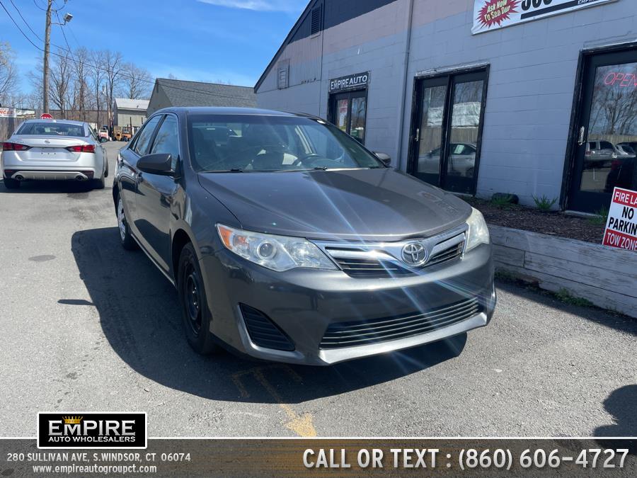 2013 Toyota Camry 4dr Sdn I4 LE, available for sale in S.Windsor, Connecticut | Empire Auto Wholesalers. S.Windsor, Connecticut