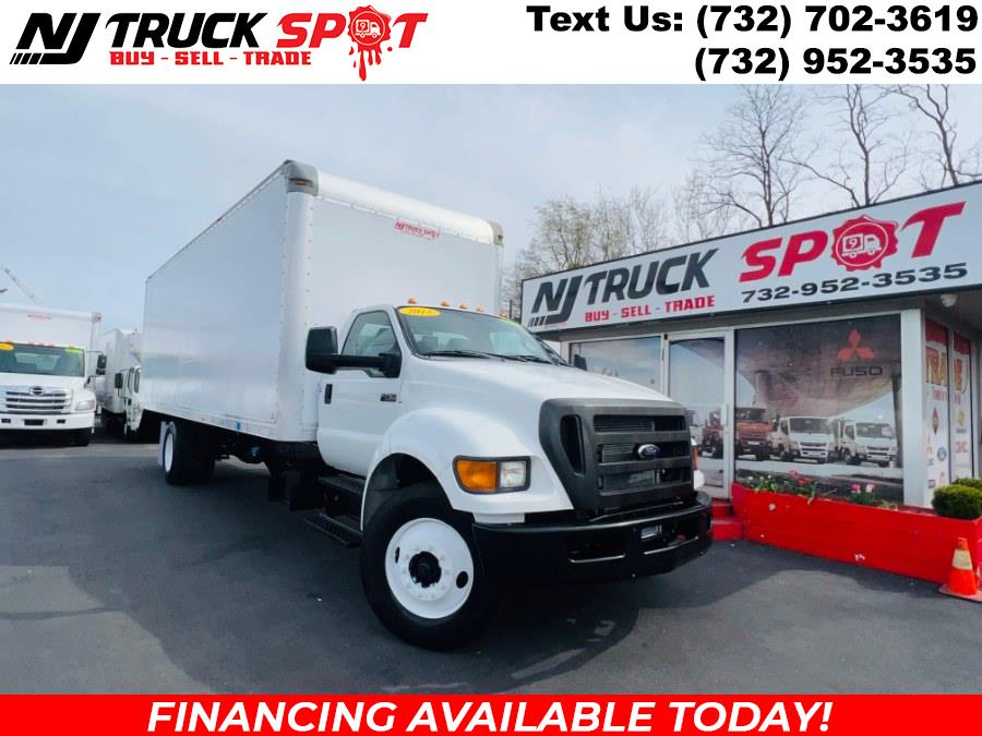 2015 Ford Super Duty F-750 Straight Frame 26 FEET DRY BOX + CUMMINS ENGINE + NO CDL, available for sale in South Amboy, New Jersey | NJ Truck Spot. South Amboy, New Jersey