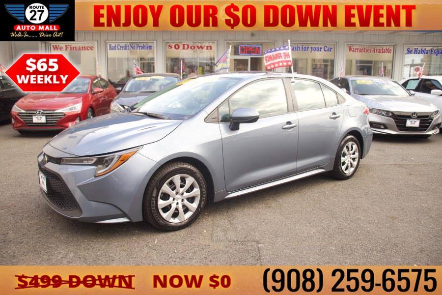 Used Toyota Corolla LE CVT (Natl) 2020 | Route 27 Auto Mall. Linden, New Jersey