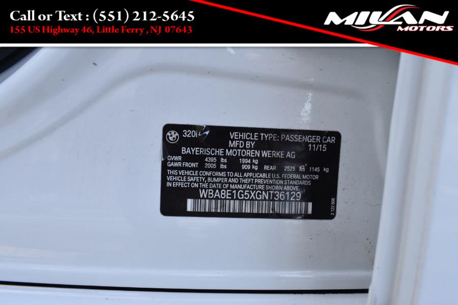 2016 BMW 3 Series 4dr Sdn 320i RWD, available for sale in Little Ferry , New Jersey | Milan Motors. Little Ferry , New Jersey 2016 BMW 3 Series 4dr Sdn 320i RWD, available for sale in Little Ferry , New Jersey | Milan Motors. Little Ferry , New Jersey