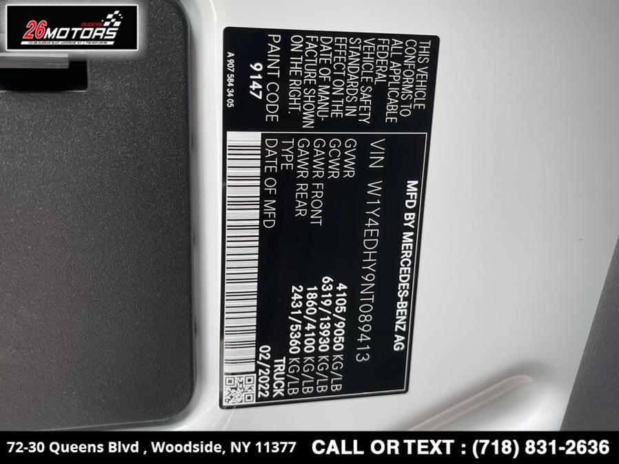 Used Mercedes-Benz Sprinter Cargo Van 2500 High Roof V6 170" Extended RWD 2022 | 26 Motors Queens. Woodside, New York Used Mercedes-Benz Sprinter Cargo Van 2500 High Roof V6 170" Extended RWD 2022 | 26 Motors Queens. Woodside, New York