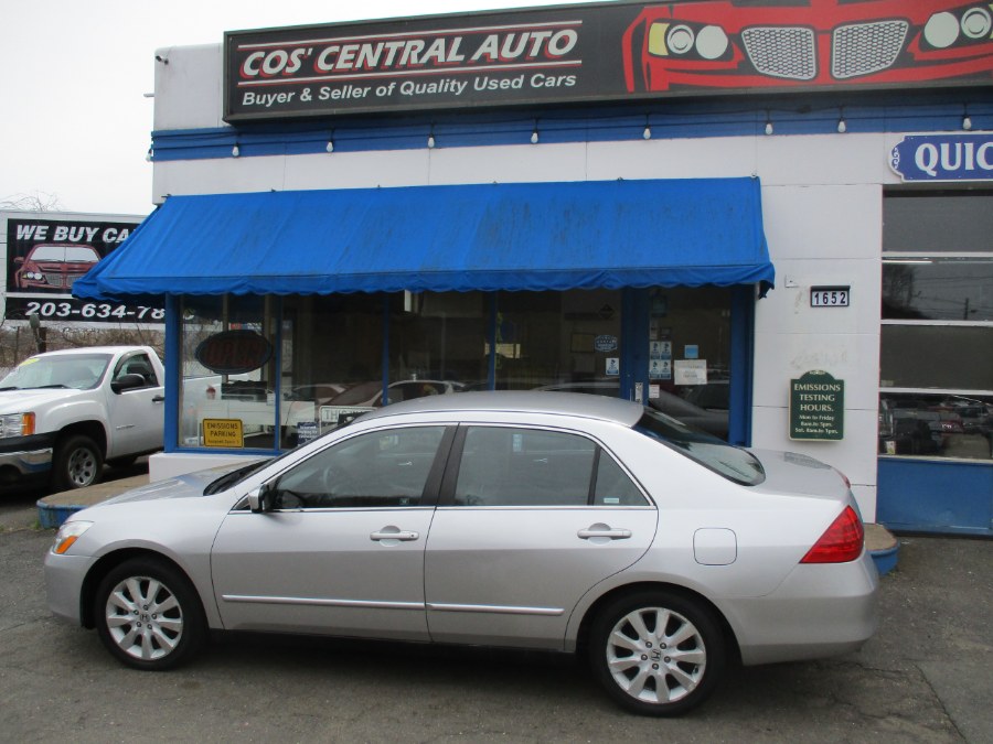 2007 Honda Accord Sdn 4dr V6 AT LX SE, available for sale in Meriden, Connecticut | Cos Central Auto. Meriden, Connecticut 2007 Honda Accord Sdn 4dr V6 AT LX SE, available for sale in Meriden, Connecticut | Cos Central Auto. Meriden, Connecticut