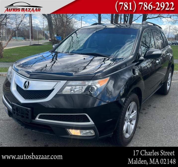 2012 Acura MDX AWD 4dr Tech/Entertainment Pkg, available for sale in Malden, MA