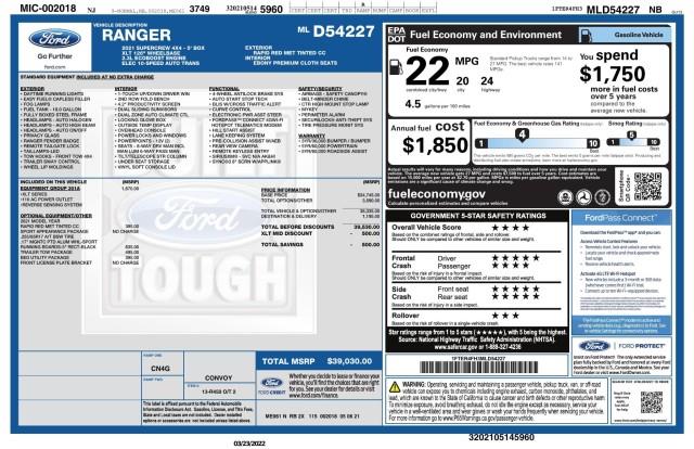 2021 Ford Ranger XLT 4WD w/ rearCam, available for sale in Maple Shade, New Jersey | Car Revolution. Maple Shade, New Jersey 2021 Ford Ranger XLT 4WD w/ rearCam, available for sale in Maple Shade, New Jersey | Car Revolution. Maple Shade, New Jersey