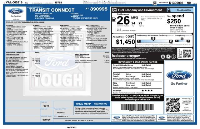 Used Ford Transit Connect Wagon XLT w/ Navi & rearCam 2019 | Car Revolution. Maple Shade, New Jersey Used Ford Transit Connect Wagon XLT w/ Navi & rearCam 2019 | Car Revolution. Maple Shade, New Jersey