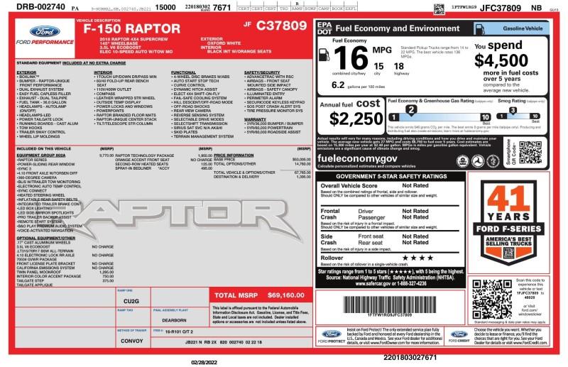 Used Ford F-150 Raptor 2018 | Car Revolution. Maple Shade, New Jersey Used Ford F-150 Raptor 2018 | Car Revolution. Maple Shade, New Jersey