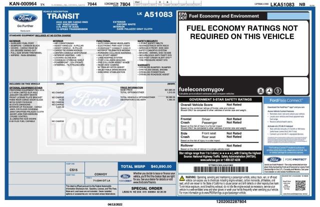 Used Ford Transit Cargo Van 2020 | Car Revolution. Maple Shade, New Jersey Used Ford Transit Cargo Van 2020 | Car Revolution. Maple Shade, New Jersey