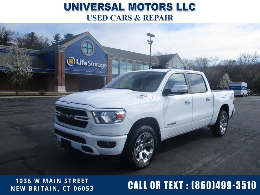 Used Ram 1500 Big Horn 4x4 Crew Cab 5''7" Box 2021 | Universal Motors LLC. New Britain, Connecticut Used Ram 1500 Big Horn 4x4 Crew Cab 5''7" Box 2021 | Universal Motors LLC. New Britain, Connecticut