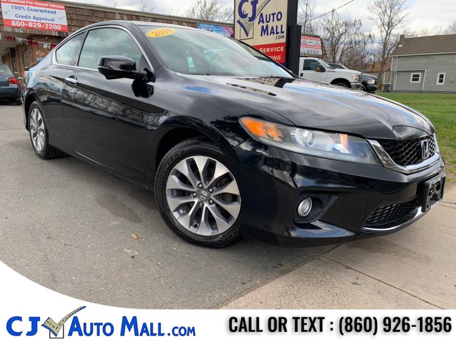 2014 Honda Accord Coupe 2dr I4 CVT EX-L, available for sale in Bristol, Connecticut | CJ Auto Mall. Bristol, Connecticut