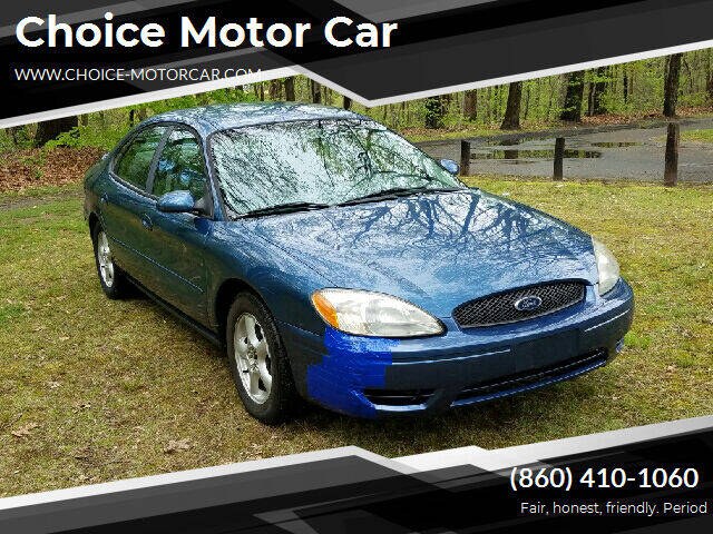 2004 Ford Taurus 4dr Sdn SE, available for sale in Plainville, Connecticut | Choice Group LLC Choice Motor Car. Plainville, Connecticut