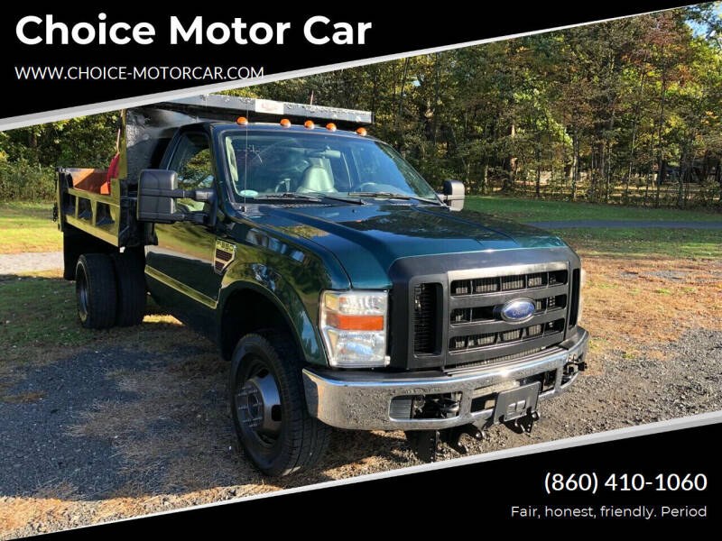 2009 Ford Super Duty F-350 DRW 4WD Reg Cab 141" WB 60" CA XLT, available for sale in Plainville, Connecticut | Choice Group LLC Choice Motor Car. Plainville, Connecticut