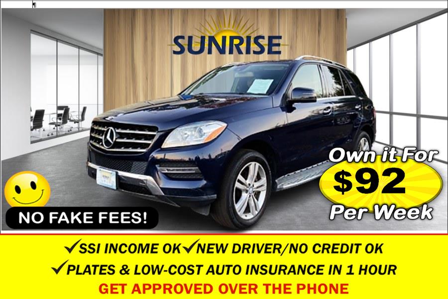 2015 Mercedes-Benz ML350 CLEAN CARFAX!!!, available for sale in Elmont, New York | Sunrise of Elmont. Elmont, New York