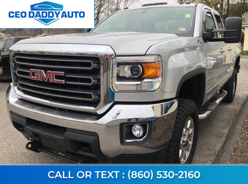 2015 GMC Sierra 2500HD available WiFi 4WD Double Cab 144.2" SLE, available for sale in Online only, Connecticut | CEO DADDY AUTO. Online only, Connecticut