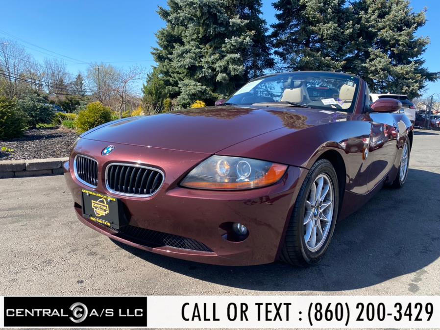 2003 BMW Z4 Z4 2dr Roadster 2.5i, available for sale in East Windsor, Connecticut | Central A/S LLC. East Windsor, Connecticut 2003 BMW Z4 Z4 2dr Roadster 2.5i, available for sale in East Windsor, Connecticut | Central A/S LLC. East Windsor, Connecticut