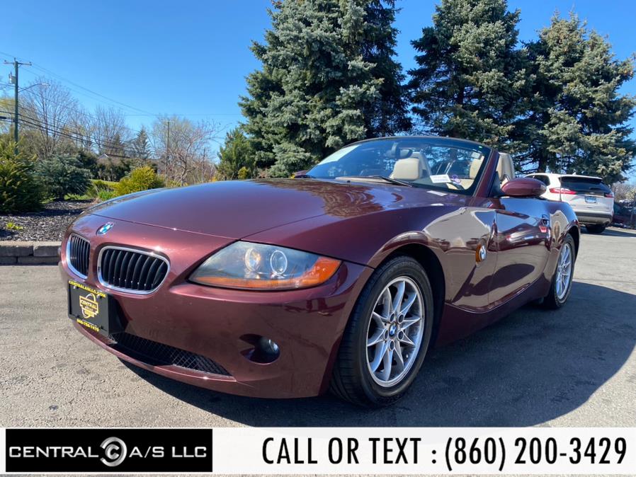 2003 BMW Z4 Z4 2dr Roadster 2.5i, available for sale in East Windsor, Connecticut | Central A/S LLC. East Windsor, Connecticut 2003 BMW Z4 Z4 2dr Roadster 2.5i, available for sale in East Windsor, Connecticut | Central A/S LLC. East Windsor, Connecticut