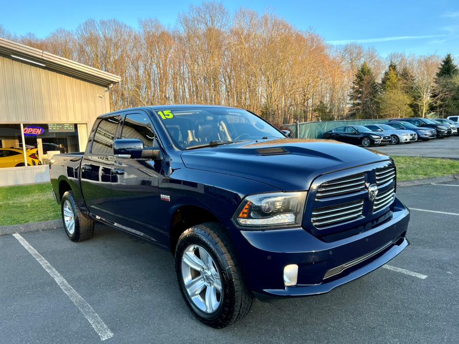 2015 Ram 1500 4WD Crew Cab 140.5" Sport, available for sale in Berlin, Connecticut | Tru Auto Mall. Berlin, Connecticut 2015 Ram 1500 4WD Crew Cab 140.5" Sport, available for sale in Berlin, Connecticut | Tru Auto Mall. Berlin, Connecticut