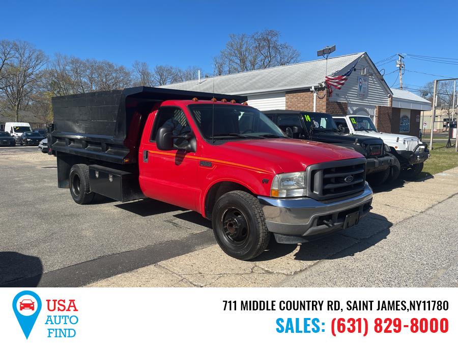 2002 Ford Super Duty F-350 DRW Reg Cab 165" WB 84" CA XL, available for sale in Saint James, New York | USA Auto Find. Saint James, New York