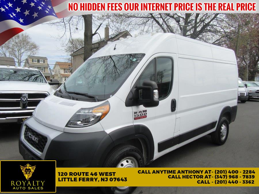 2019 Ram ProMaster Cargo Van 1500 High Roof 136" WB, available for sale in Little Ferry, New Jersey | Royalty Auto Sales. Little Ferry, New Jersey