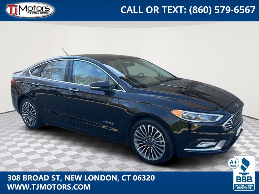 2018 Ford Fusion Hybrid Titanium FWD, available for sale in New London, Connecticut | TJ Motors. New London, Connecticut
