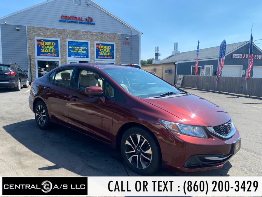 2015 Honda Civic Sedan 4dr CVT EX, available for sale in East Windsor, Connecticut | Central A/S LLC. East Windsor, Connecticut