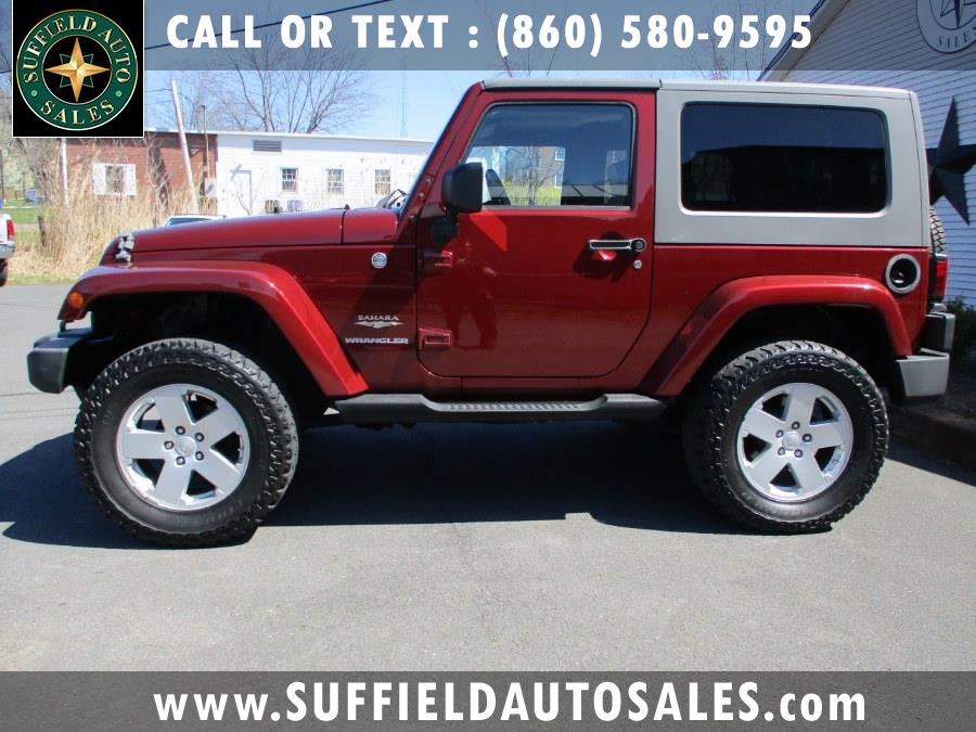 2008 Jeep Wrangler 4WD 2dr Sahara, available for sale in Suffield, Connecticut | Suffield Auto LLC. Suffield, Connecticut