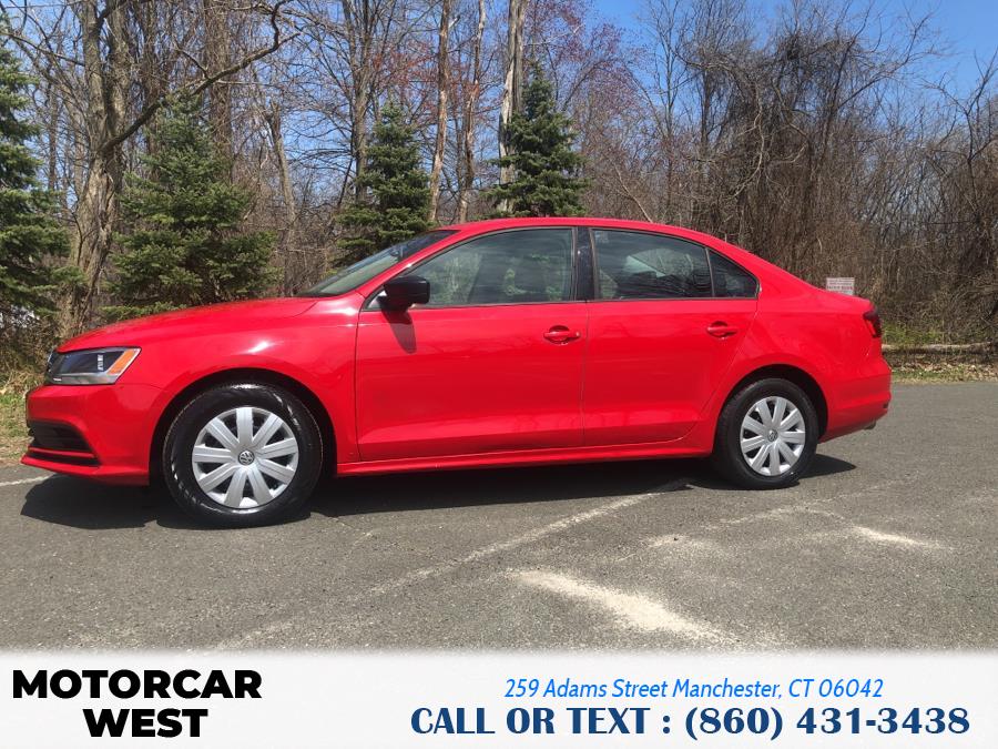 2015 Volkswagen Jetta Sedan 4dr Auto 2.0L S w/Technology, available for sale in Manchester, Connecticut | Motorcar West. Manchester, Connecticut 2015 Volkswagen Jetta Sedan 4dr Auto 2.0L S w/Technology, available for sale in Manchester, Connecticut | Motorcar West. Manchester, Connecticut