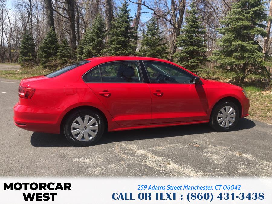 2015 Volkswagen Jetta Sedan 4dr Auto 2.0L S w/Technology, available for sale in Manchester, Connecticut | Motorcar West. Manchester, Connecticut 2015 Volkswagen Jetta Sedan 4dr Auto 2.0L S w/Technology, available for sale in Manchester, Connecticut | Motorcar West. Manchester, Connecticut