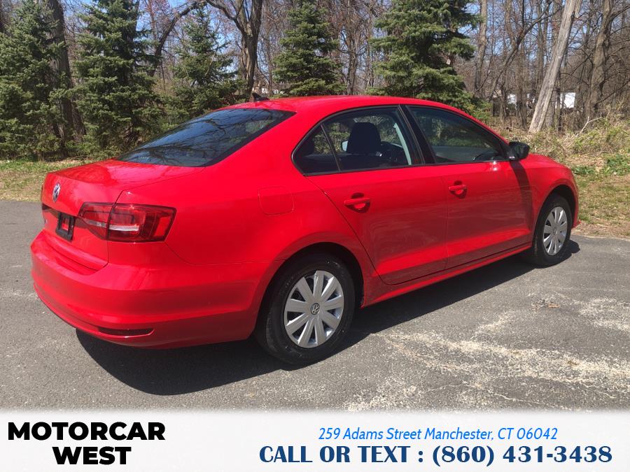 2015 Volkswagen Jetta Sedan 4dr Auto 2.0L S w/Technology, available for sale in Manchester, Connecticut | Motorcar West. Manchester, Connecticut 2015 Volkswagen Jetta Sedan 4dr Auto 2.0L S w/Technology, available for sale in Manchester, Connecticut | Motorcar West. Manchester, Connecticut