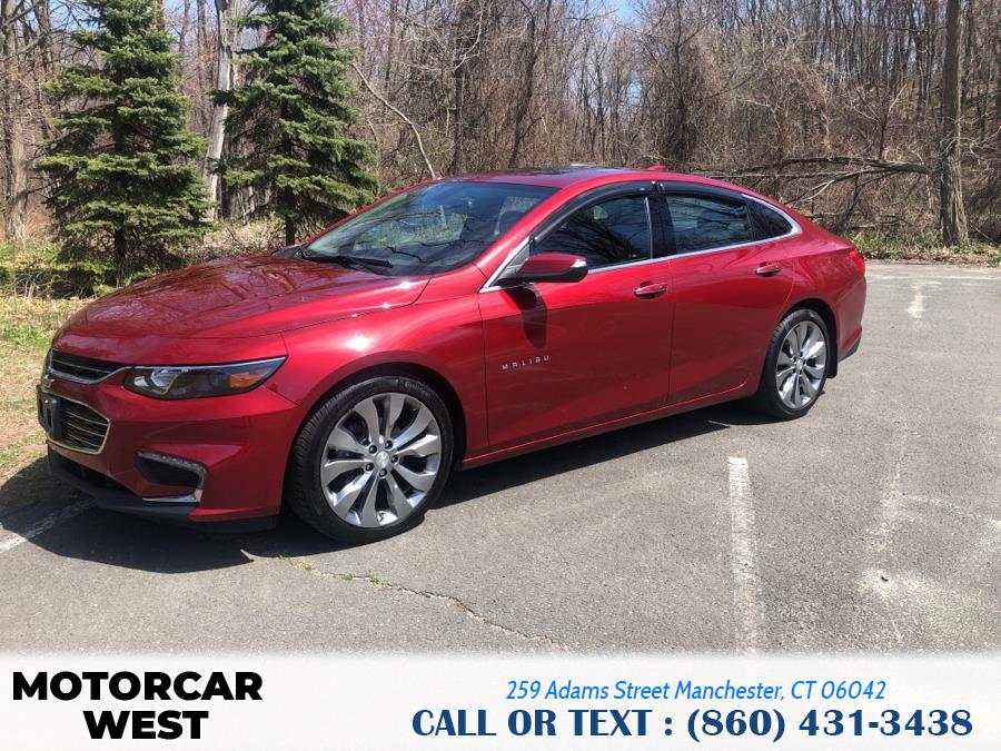 Used Chevrolet Malibu 4dr Sdn Premier w/2LZ 2017 | Motorcar West. Manchester, Connecticut Used Chevrolet Malibu 4dr Sdn Premier w/2LZ 2017 | Motorcar West. Manchester, Connecticut