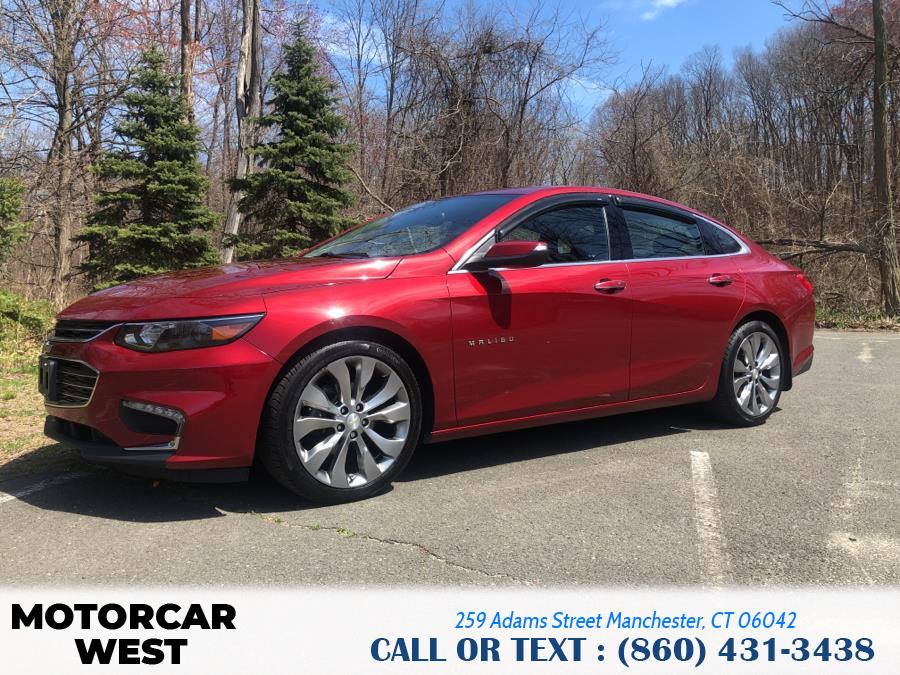 Used Chevrolet Malibu 4dr Sdn Premier w/2LZ 2017 | Motorcar West. Manchester, Connecticut Used Chevrolet Malibu 4dr Sdn Premier w/2LZ 2017 | Motorcar West. Manchester, Connecticut