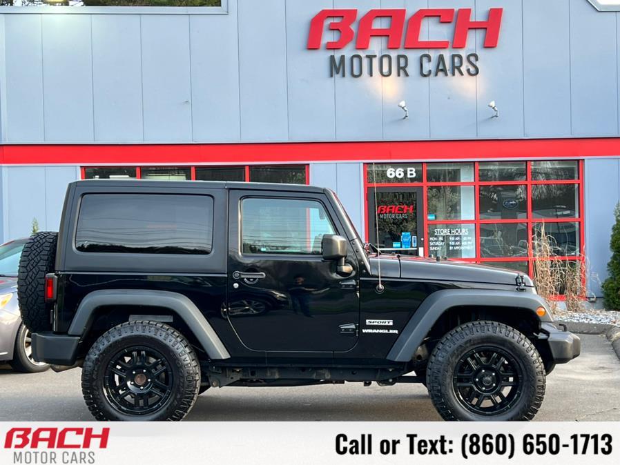 2016 Jeep Wrangler 4WD 2dr Sport, available for sale in Canton , Connecticut | Bach Motor Cars. Canton , Connecticut