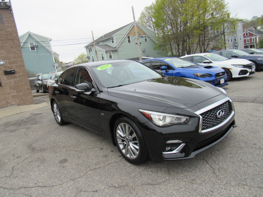 2018 INFINITI Q50 3.0t LUXE, available for sale in Worcester, Massachusetts | Hilario's Auto Sales Inc.. Worcester, Massachusetts 2018 INFINITI Q50 3.0t LUXE, available for sale in Worcester, Massachusetts | Hilario's Auto Sales Inc.. Worcester, Massachusetts