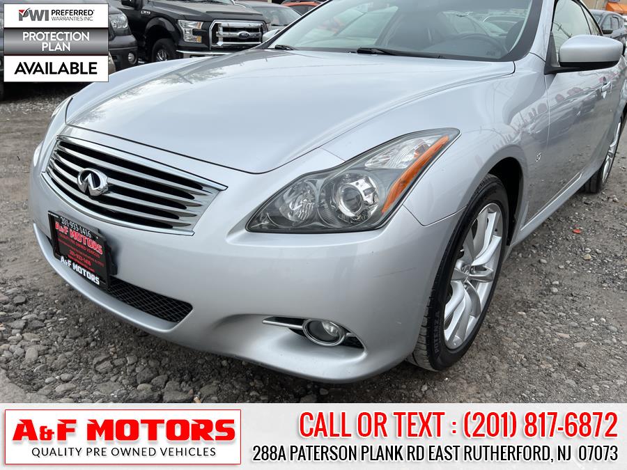 Used INFINITI Q60 Coupe 2dr Auto AWD 2014 | A&F Motors LLC. East Rutherford, New Jersey Used INFINITI Q60 Coupe 2dr Auto AWD 2014 | A&F Motors LLC. East Rutherford, New Jersey