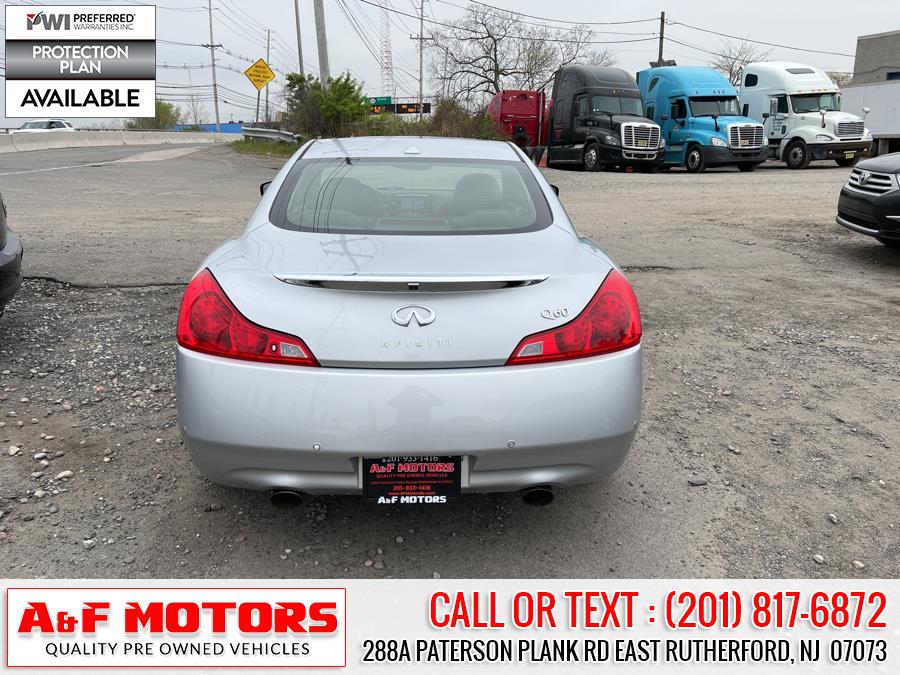 Used INFINITI Q60 Coupe 2dr Auto AWD 2014 | A&F Motors LLC. East Rutherford, New Jersey Used INFINITI Q60 Coupe 2dr Auto AWD 2014 | A&F Motors LLC. East Rutherford, New Jersey
