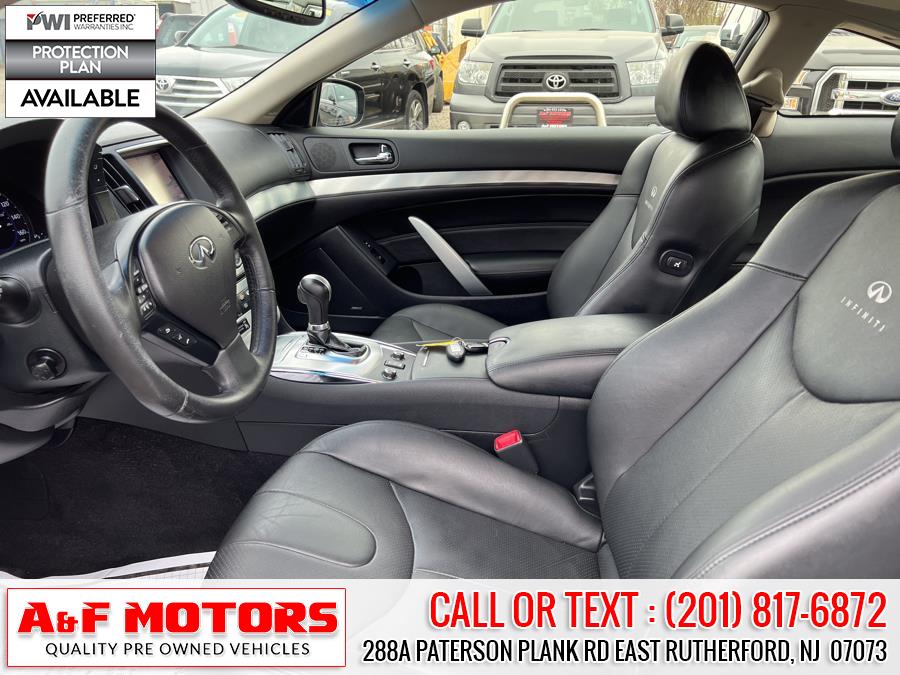 Used INFINITI Q60 Coupe 2dr Auto AWD 2014 | A&F Motors LLC. East Rutherford, New Jersey Used INFINITI Q60 Coupe 2dr Auto AWD 2014 | A&F Motors LLC. East Rutherford, New Jersey