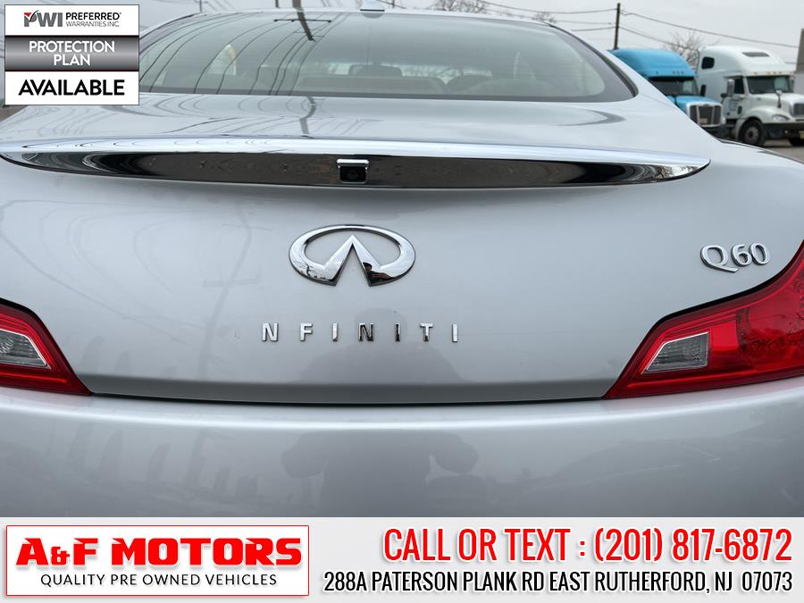Used INFINITI Q60 Coupe 2dr Auto AWD 2014 | A&F Motors LLC. East Rutherford, New Jersey Used INFINITI Q60 Coupe 2dr Auto AWD 2014 | A&F Motors LLC. East Rutherford, New Jersey