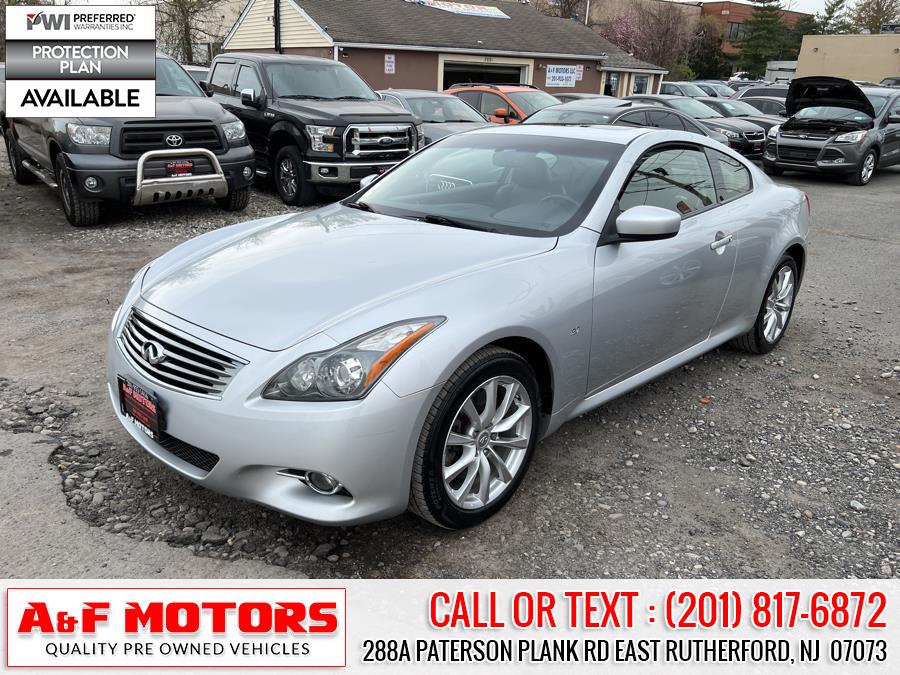 Used INFINITI Q60 Coupe 2dr Auto AWD 2014 | A&F Motors LLC. East Rutherford, New Jersey Used INFINITI Q60 Coupe 2dr Auto AWD 2014 | A&F Motors LLC. East Rutherford, New Jersey