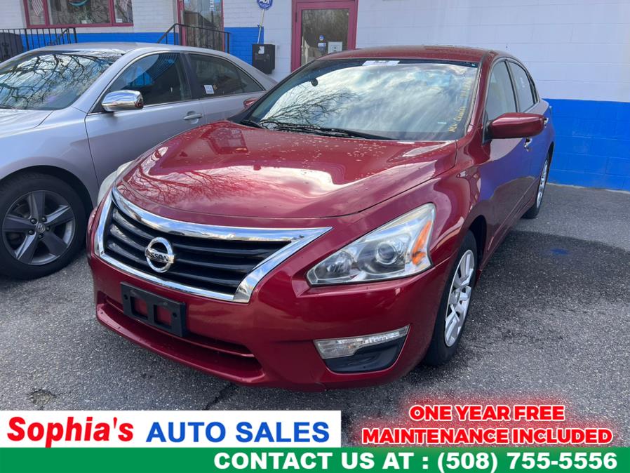 2015 Nissan Altima 4dr Sdn I4 2.5 S, available for sale in Worcester, Massachusetts | Sophia's Auto Sales Inc. Worcester, Massachusetts