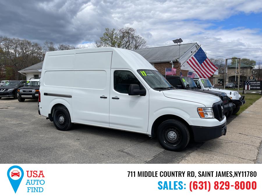 2017 Nissan NV Cargo NV2500 HD High Roof V6 SV, available for sale in Saint James, New York | USA Auto Find. Saint James, New York 2017 Nissan NV Cargo NV2500 HD High Roof V6 SV, available for sale in Saint James, New York | USA Auto Find. Saint James, New York