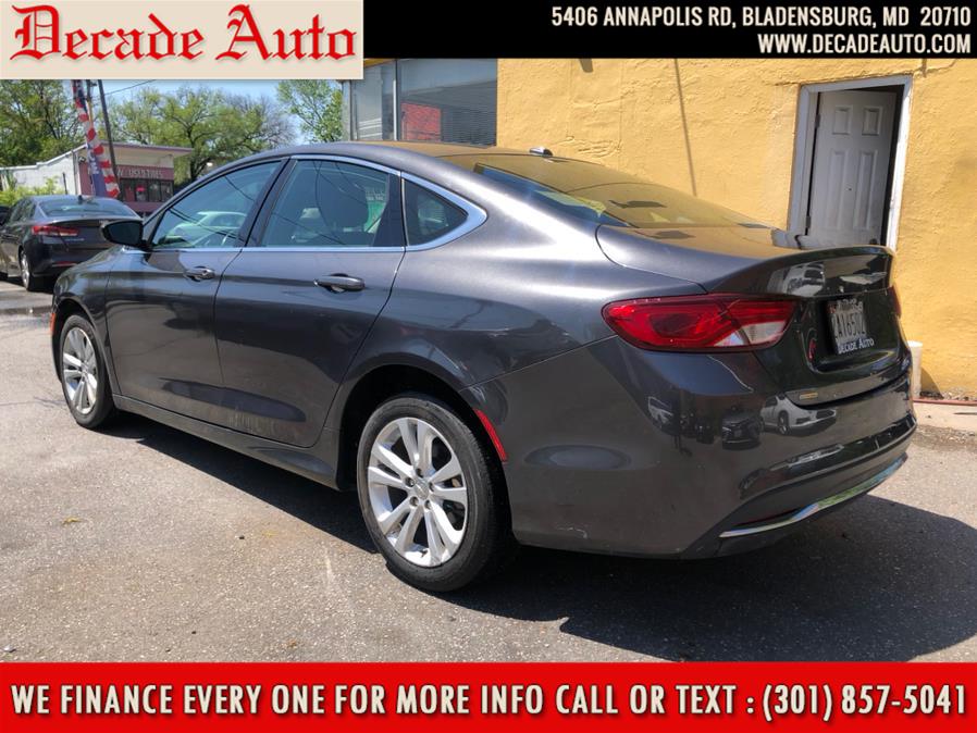 2015 Chrysler 200 4dr Sdn Limited FWD, available for sale in Bladensburg, Maryland | Decade Auto. Bladensburg, Maryland 2015 Chrysler 200 4dr Sdn Limited FWD, available for sale in Bladensburg, Maryland | Decade Auto. Bladensburg, Maryland