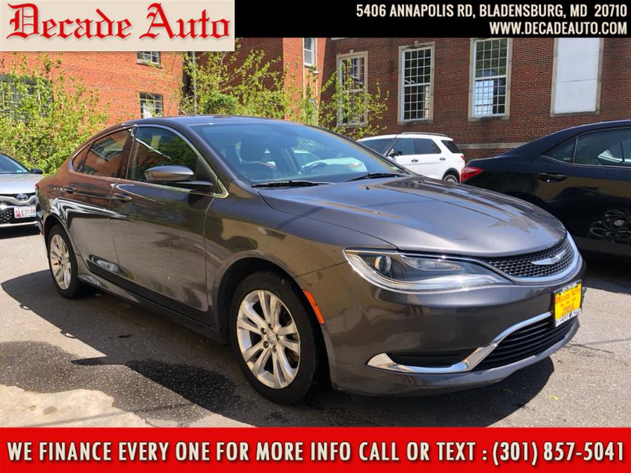2015 Chrysler 200 4dr Sdn Limited FWD, available for sale in Bladensburg, Maryland | Decade Auto. Bladensburg, Maryland