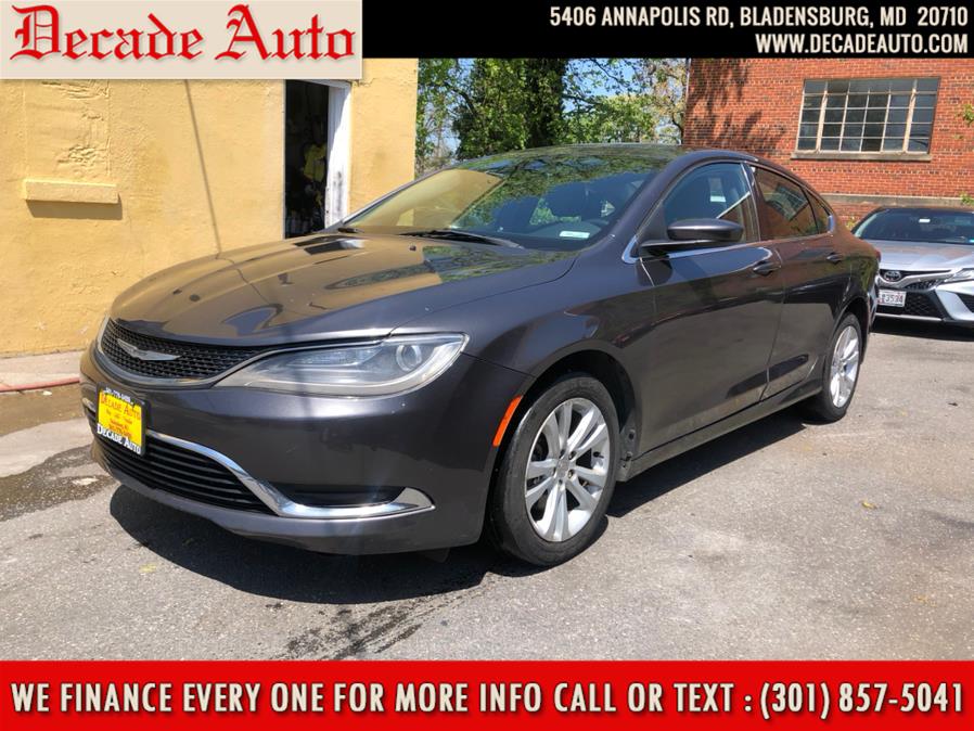 2015 Chrysler 200 4dr Sdn Limited FWD, available for sale in Bladensburg, Maryland | Decade Auto. Bladensburg, Maryland 2015 Chrysler 200 4dr Sdn Limited FWD, available for sale in Bladensburg, Maryland | Decade Auto. Bladensburg, Maryland