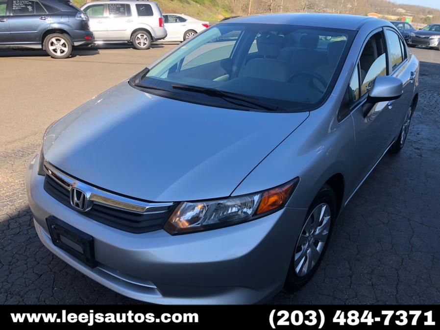 2012 Honda Civic Sdn 4dr Auto LX PZEV, available for sale in North Branford, Connecticut | LeeJ's Auto Sales & Service. North Branford, Connecticut 2012 Honda Civic Sdn 4dr Auto LX PZEV, available for sale in North Branford, Connecticut | LeeJ's Auto Sales & Service. North Branford, Connecticut