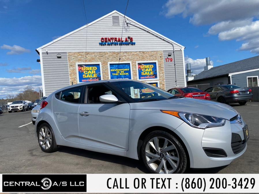 2016 Hyundai Veloster 3dr Cpe Auto, available for sale in East Windsor, Connecticut | Central A/S LLC. East Windsor, Connecticut