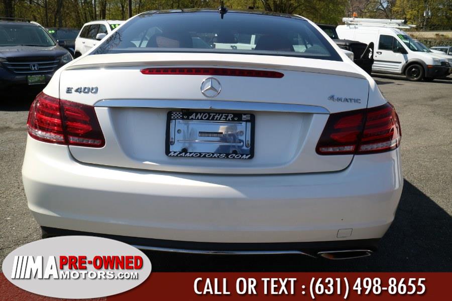 2015 Mercedes-Benz E-Class 2dr Cpe E 400 4MATIC, available for sale in Huntington Station, New York | M & A Motors. Huntington Station, New York 2015 Mercedes-Benz E-Class 2dr Cpe E 400 4MATIC, available for sale in Huntington Station, New York | M & A Motors. Huntington Station, New York