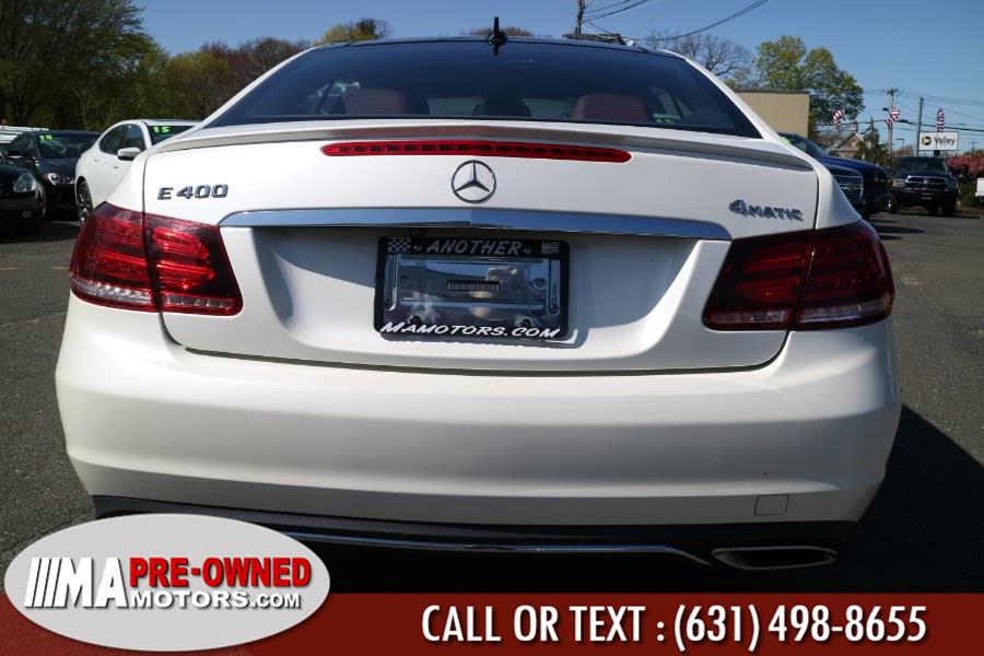2015 Mercedes-Benz E-Class 2dr Cpe E 400 4MATIC, available for sale in Huntington Station, New York | M & A Motors. Huntington Station, New York 2015 Mercedes-Benz E-Class 2dr Cpe E 400 4MATIC, available for sale in Huntington Station, New York | M & A Motors. Huntington Station, New York